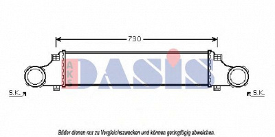 AKS DASIS 127000n -  Интеркулер